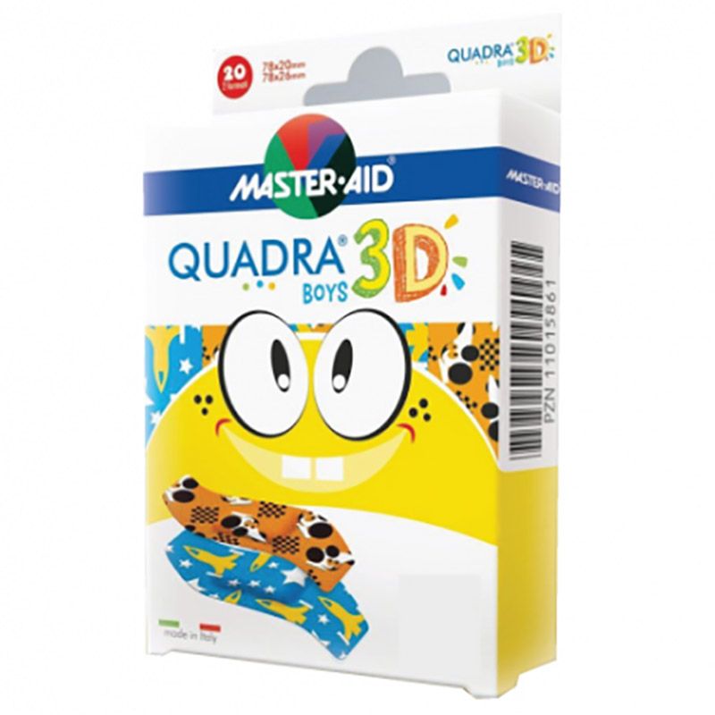 Ortopad - Quadra 3D Plasters For Boys 20's