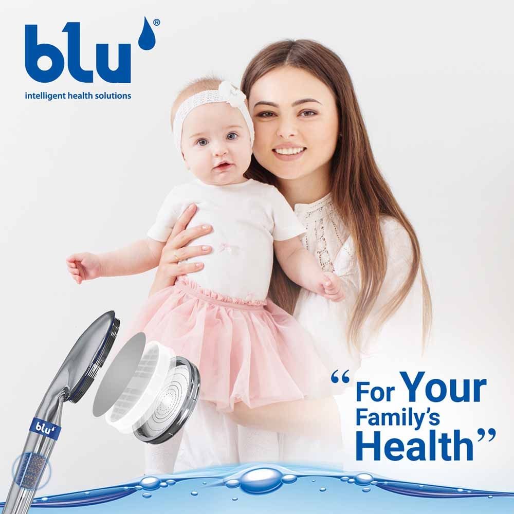 Blu - Ionic Shower Filter - Immune System Booster Handheld