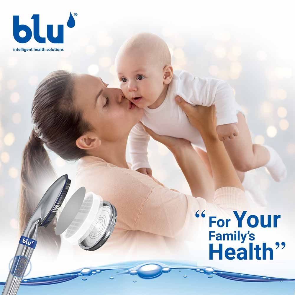 Blu - Ionic Shower Filter - Immune System Booster Handheld