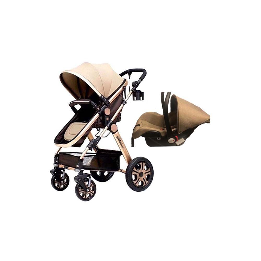 Pikkaboo - 4In1 Luxury Stroller Travel System - Beige