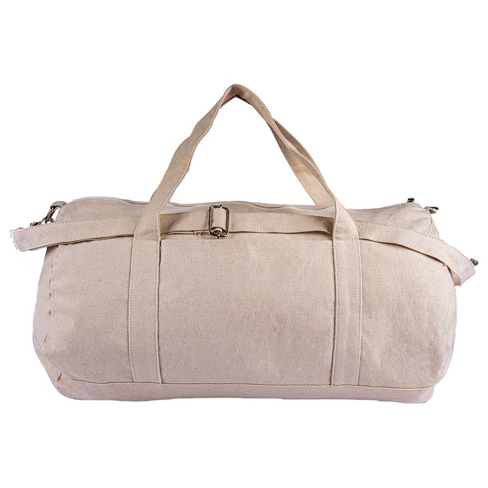 Eco-neutral - Puebla Recycled Cotton Duffel/Gym Bag - Natural