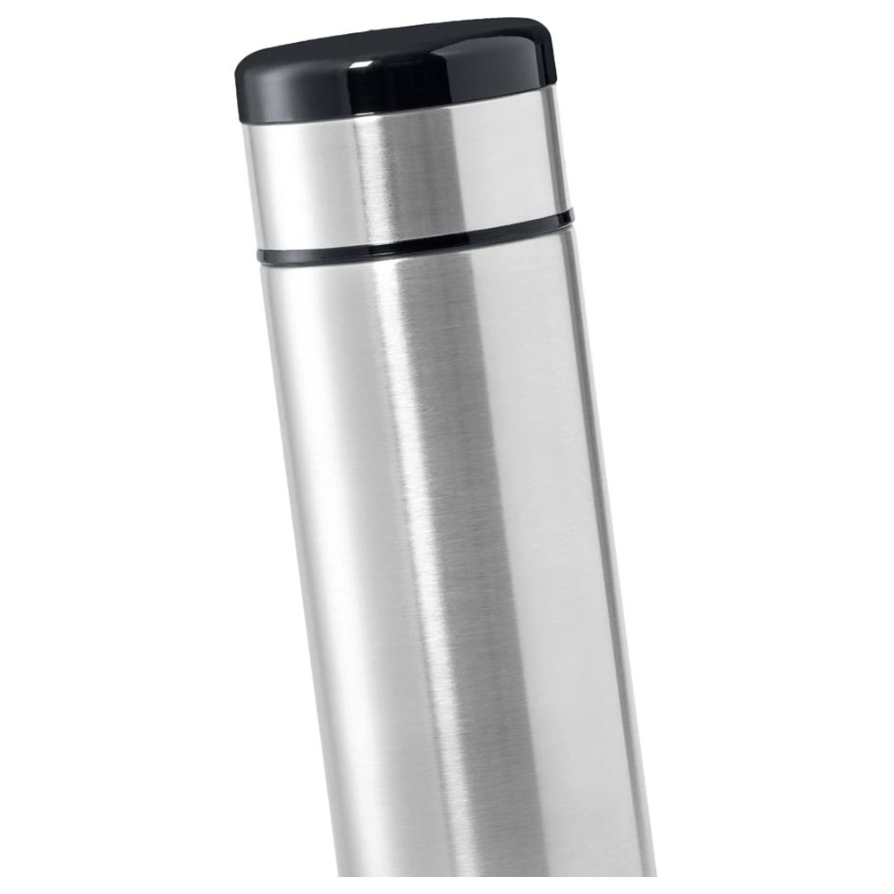 Giftology - Kovel Insulated Flask W/ Temperature Lid - Silver