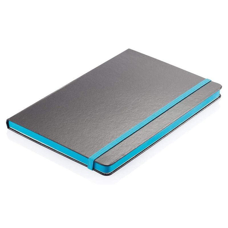 Santhome - Sukh A5 Hardcover Ruled Notebook Pack of 5 - Black-Blue