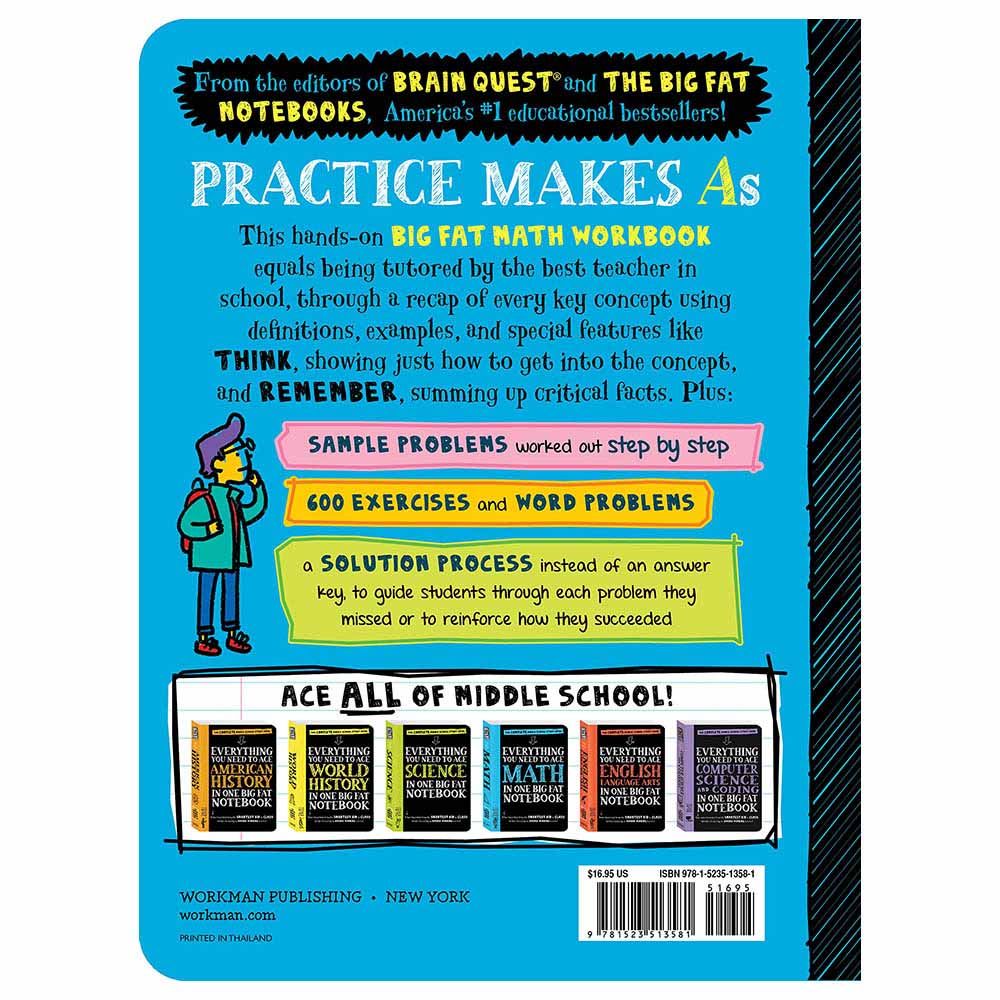 The Big Fat Middle School Math Workbook