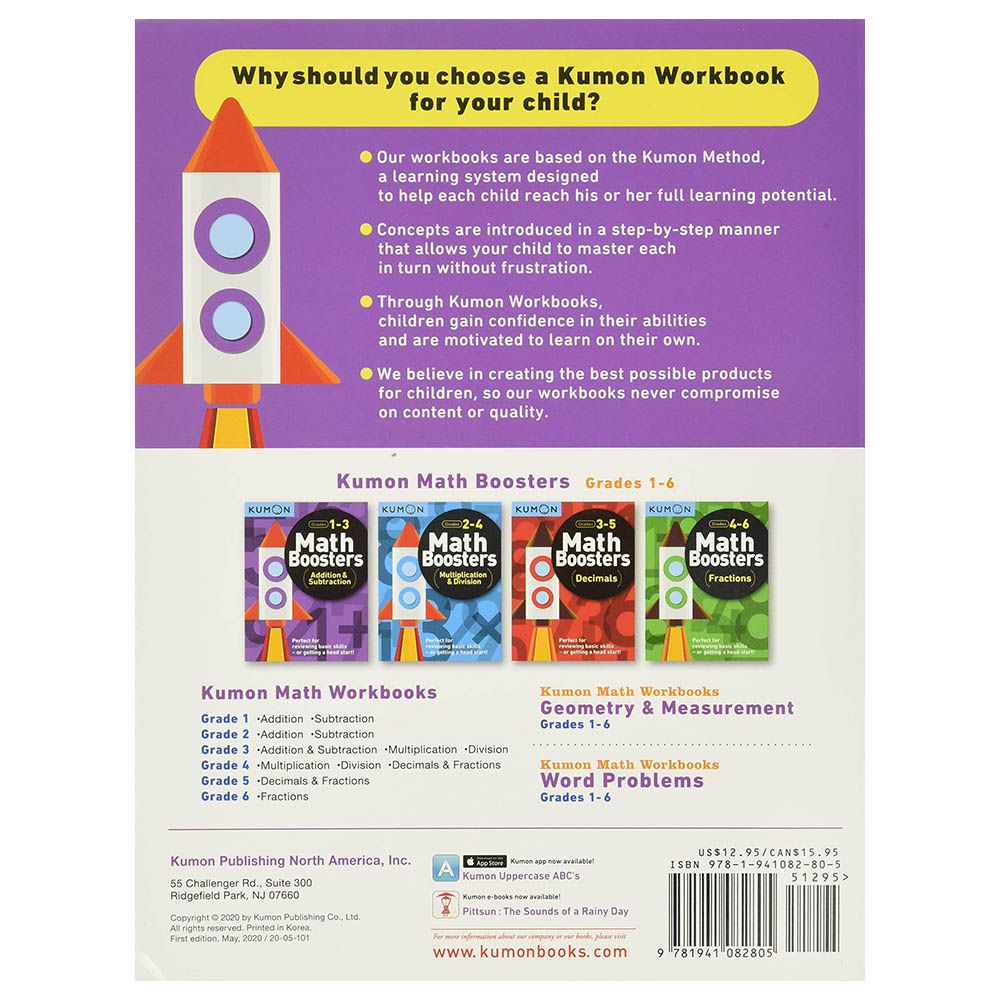 Math Boosters Addition & Subtraction Grades 1-3