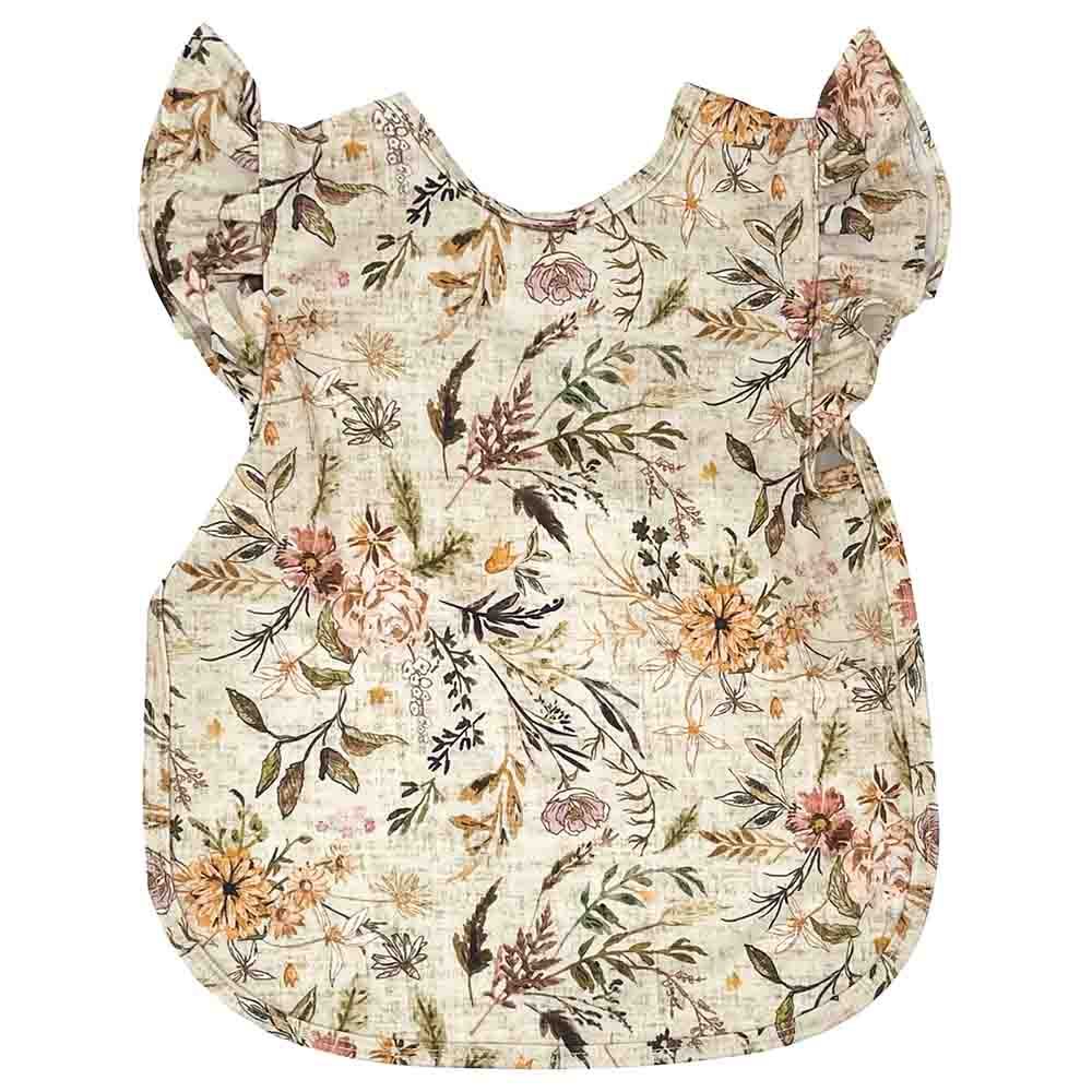 BapronBaby Feeding Bib - Delilah Floral Flutter