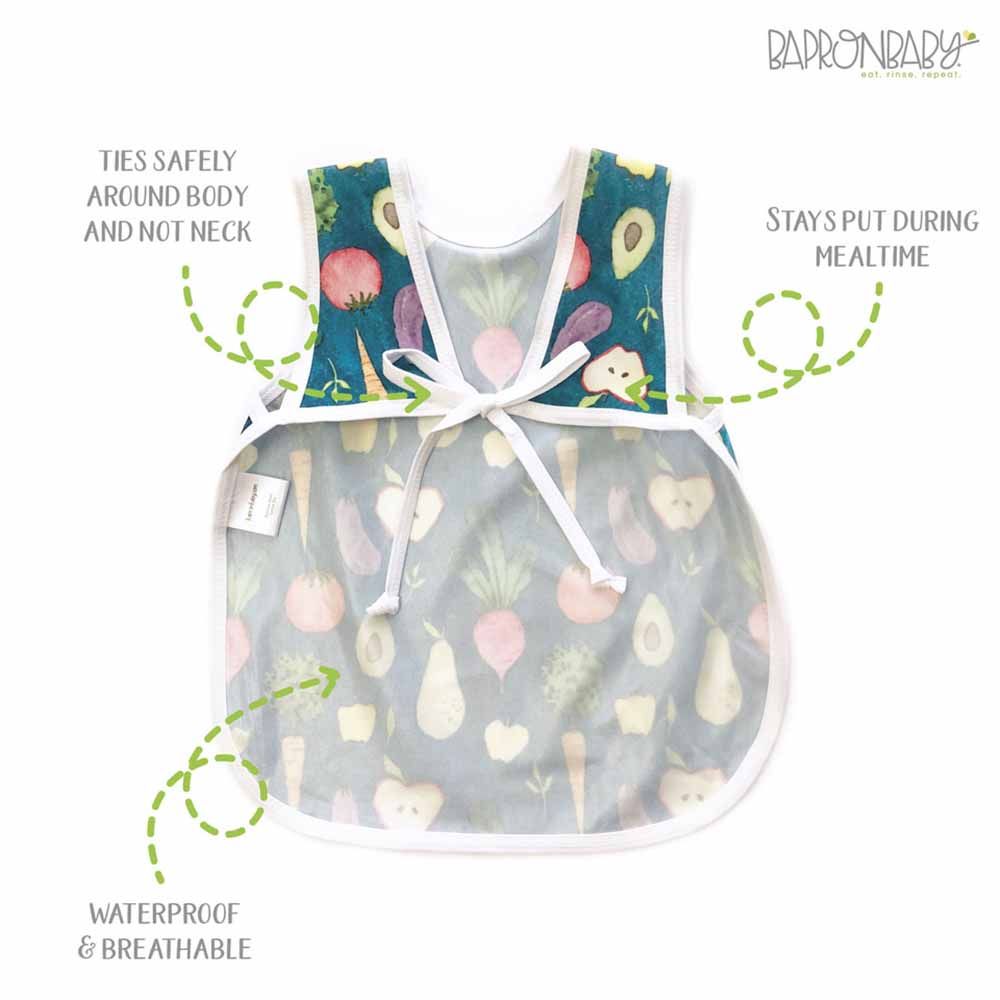 BapronBaby - Feeding Bib - Organic Produce