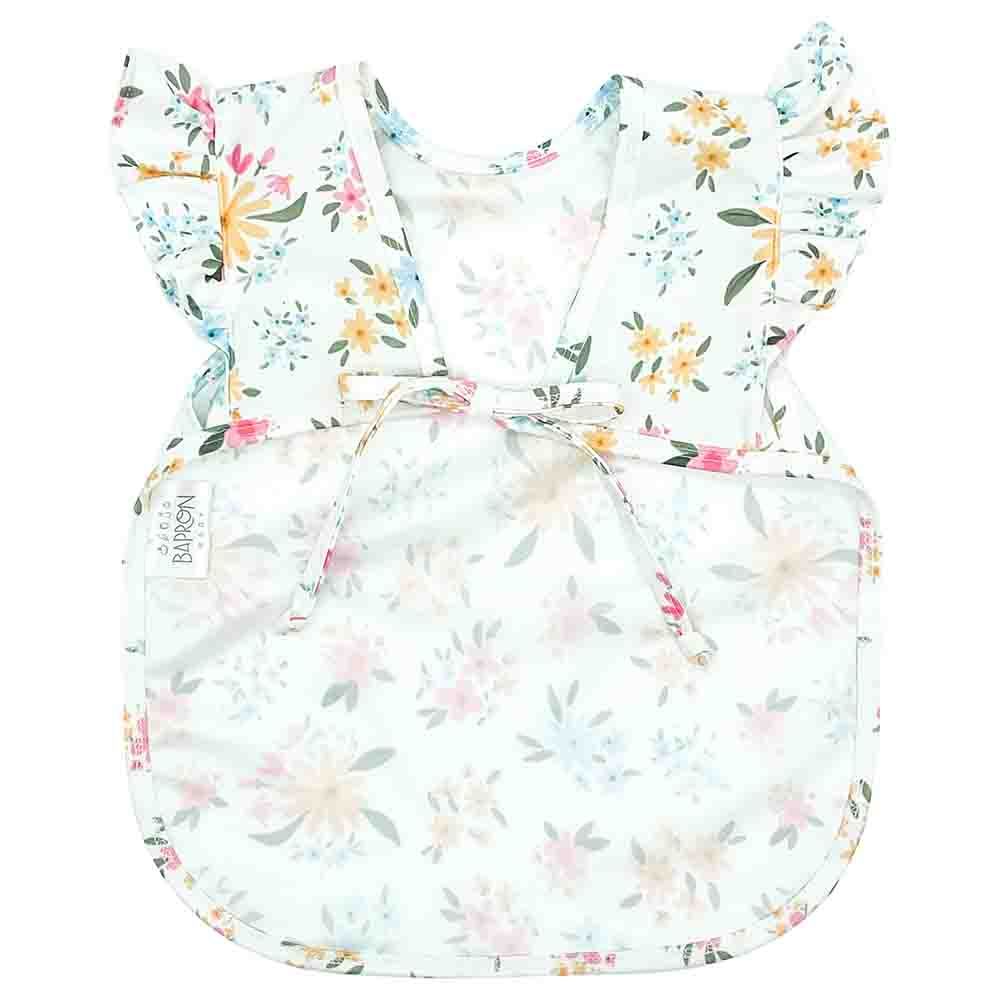 BapronBaby Feeding Bib - Pastel Floral Flutter