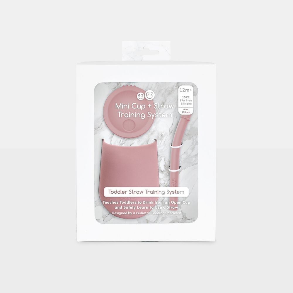 Ezpz - Mini Cup & Straw Training System 118ml - Blush