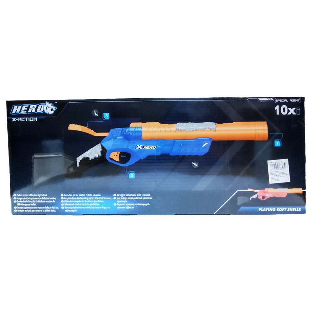 Justdk - Crazy Explosion Soft Bullet Gun - Blue