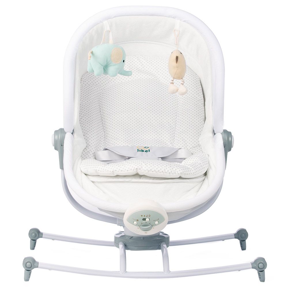 Jikel - 2-in-1 Rella Rocker & Napper - Grey (Exclusive)