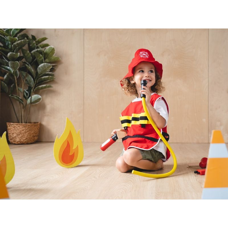 Plan Toys - Fire Fighter Play Set