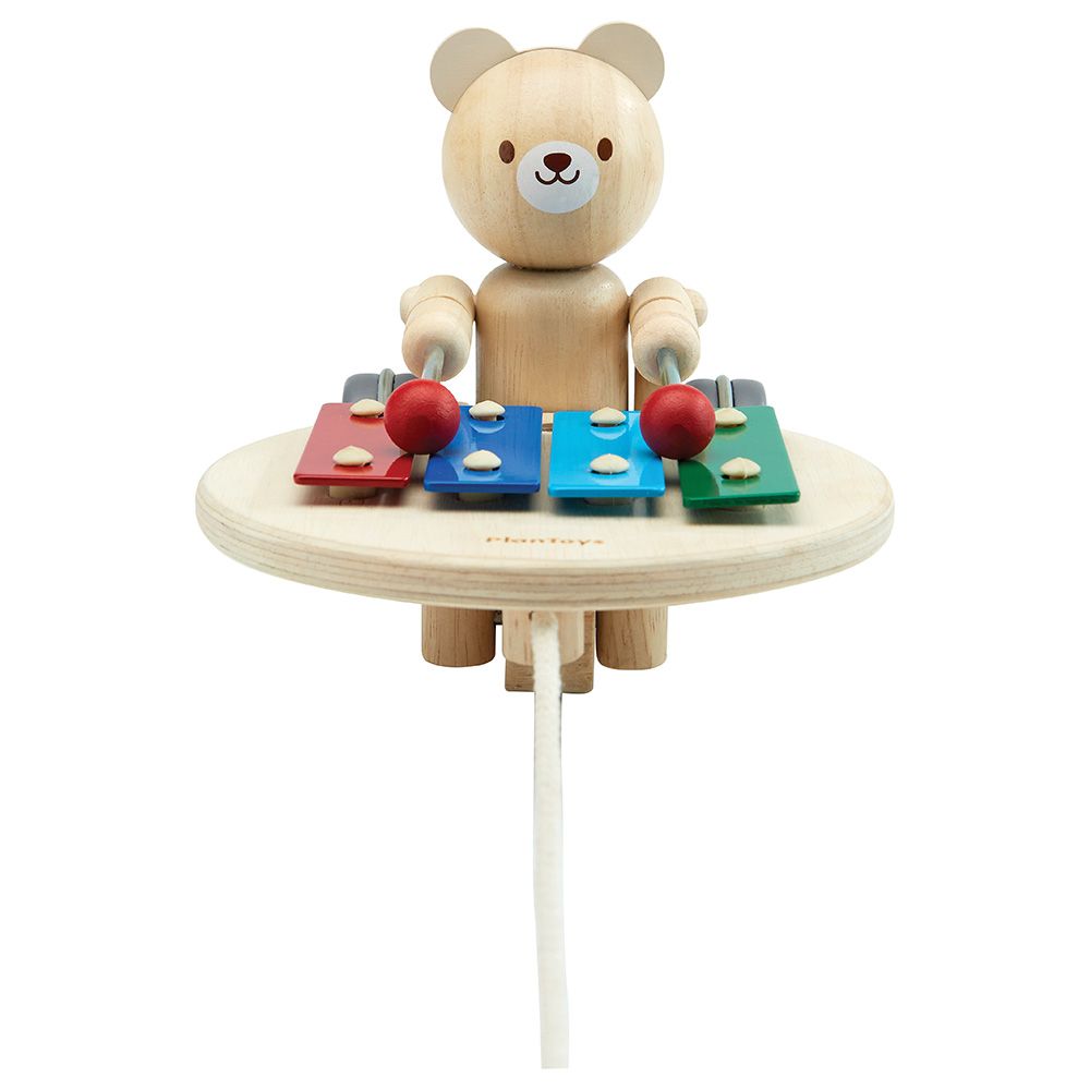 Plan Toys - Pull-Along Musical Bear