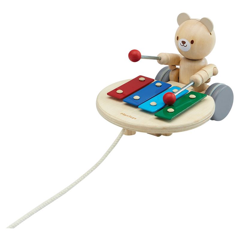 Plan Toys - Pull-Along Musical Bear