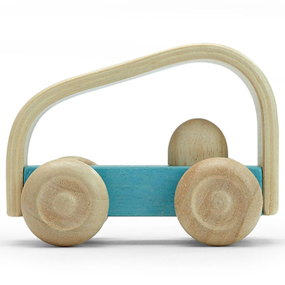 Plan Toys - Wooden Vroom Truck - Blue