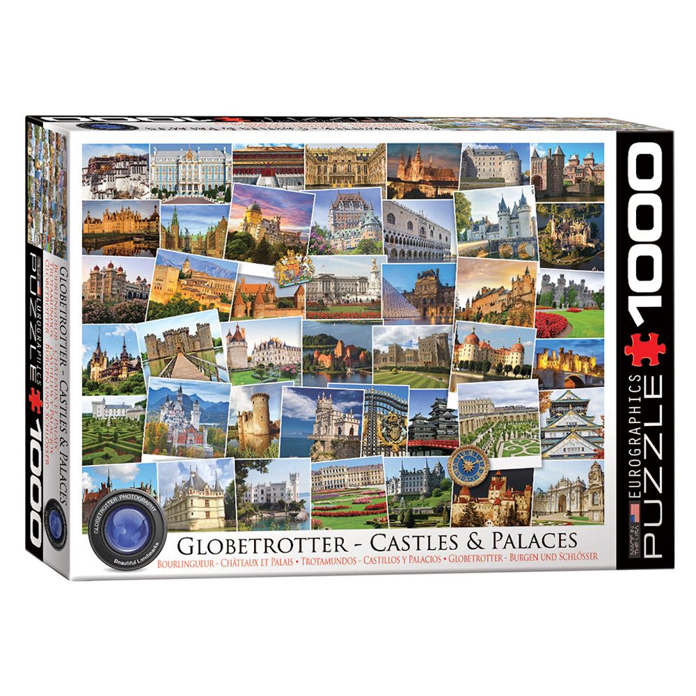 EuroGraphics Toys - Castles & Palaces Globetrotter Puzzle