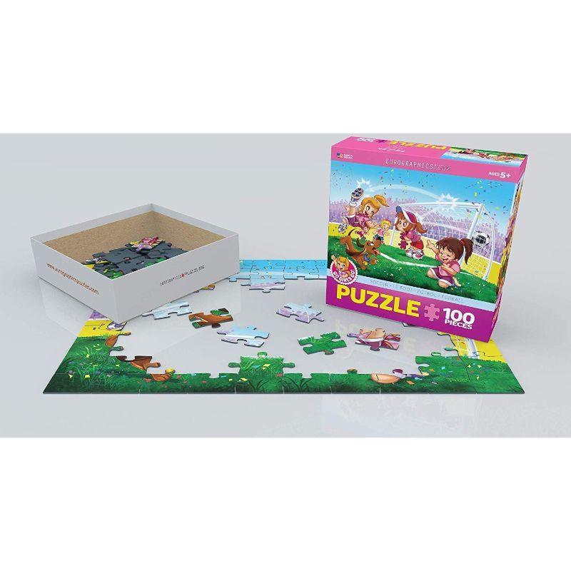 EuroGraphics Toys - Go Girls Go! Soccer 100Pcs Puzzle