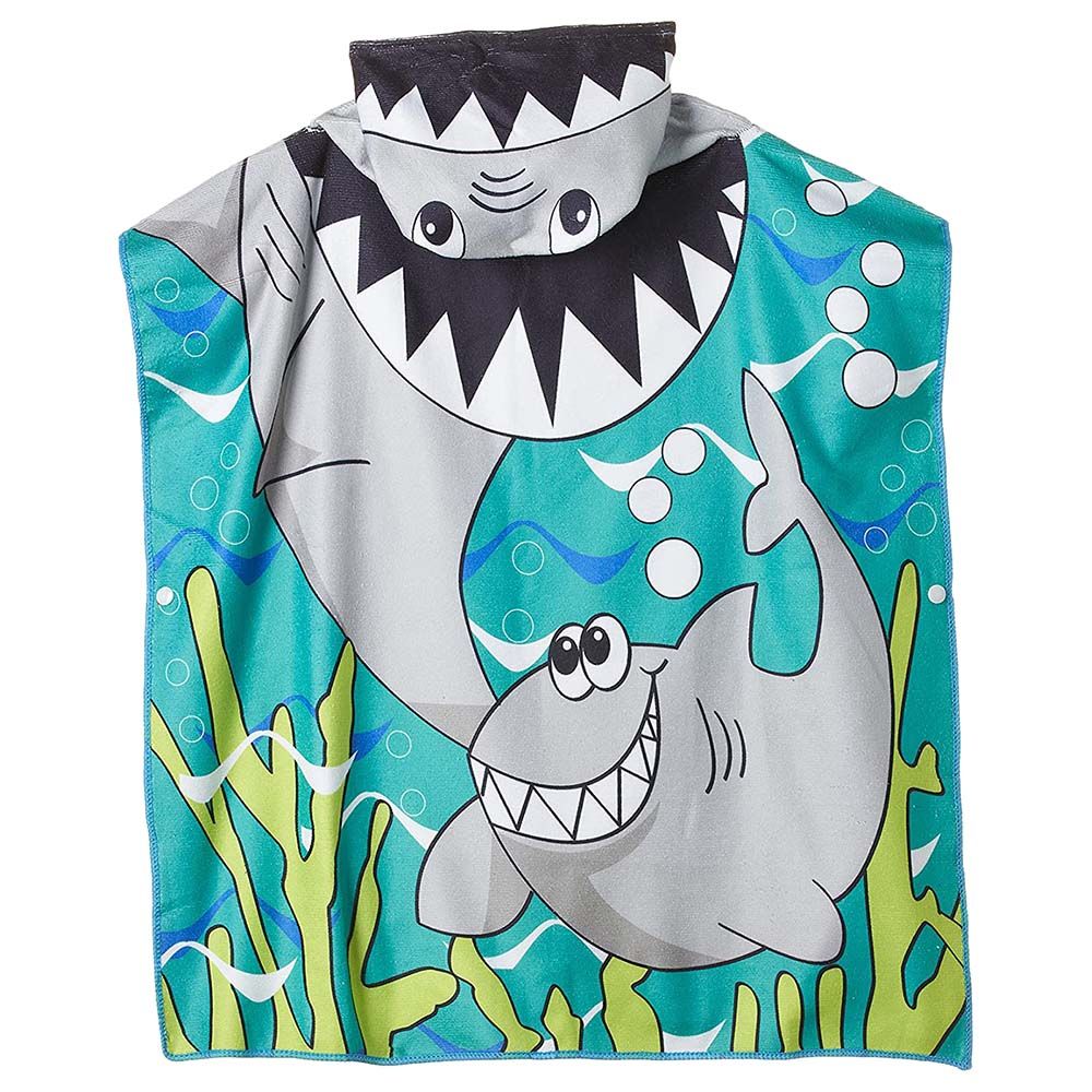 Cherubs - Kids Hooded Towel - Shark