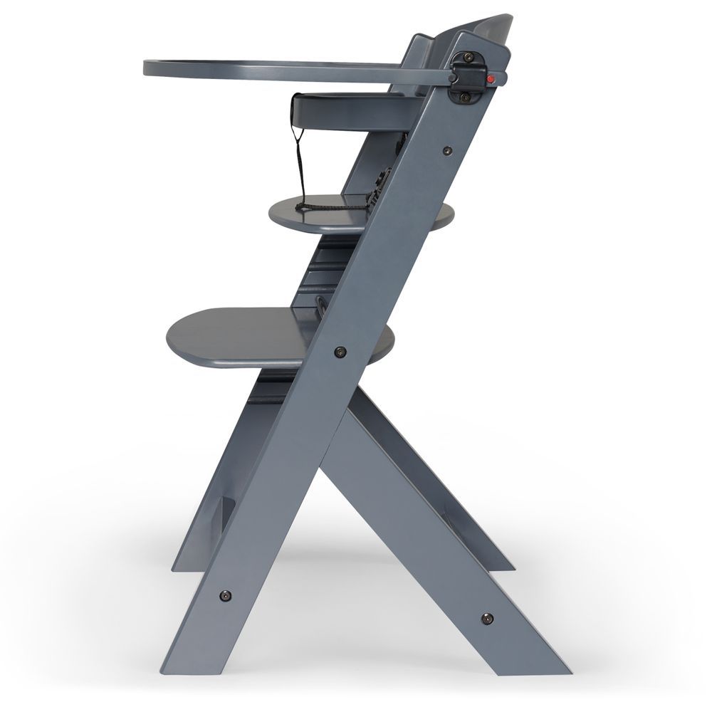 Kinderkraft - Enock Wooden High Chair - Grey