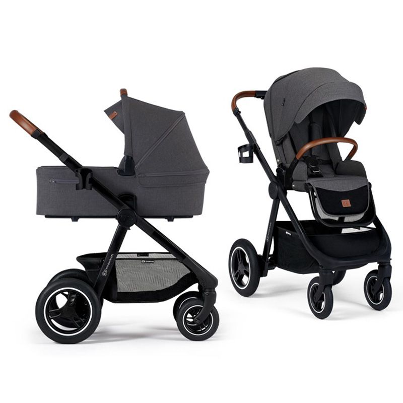 Kinderkraft -Everyday 2-in-1 Travel System - Light Grey/ Black Frame