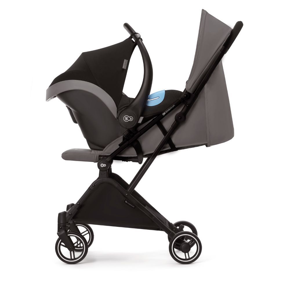 Kinderkraft - 2 in1 Indy2 Lightweight Travel System - Mink/Cozy Grey