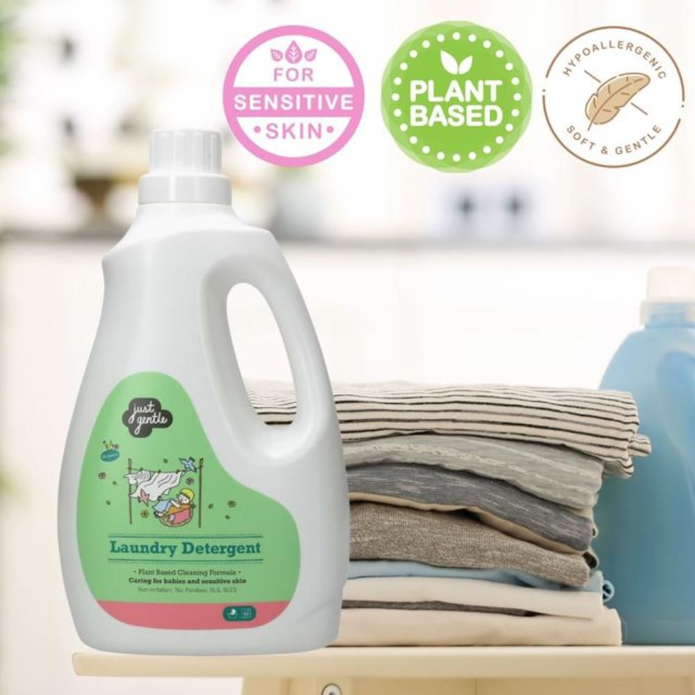 Just Gentle - Laundry Detergent -  Plant-Based Hypoallergenic - 3 L