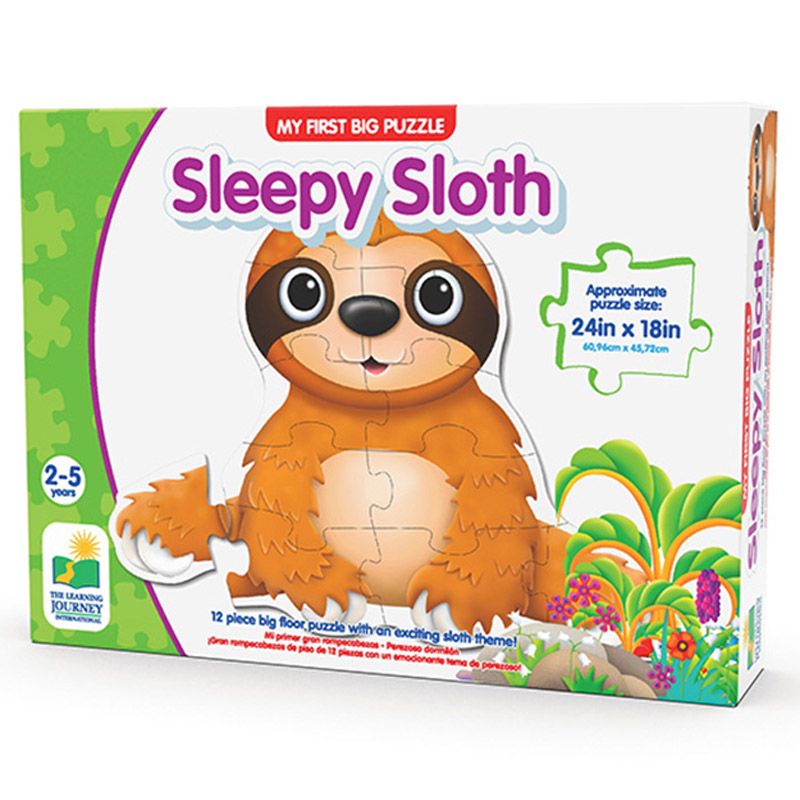 The Learning Journey - My First Big Floor Puzzle Sleepy Sloth