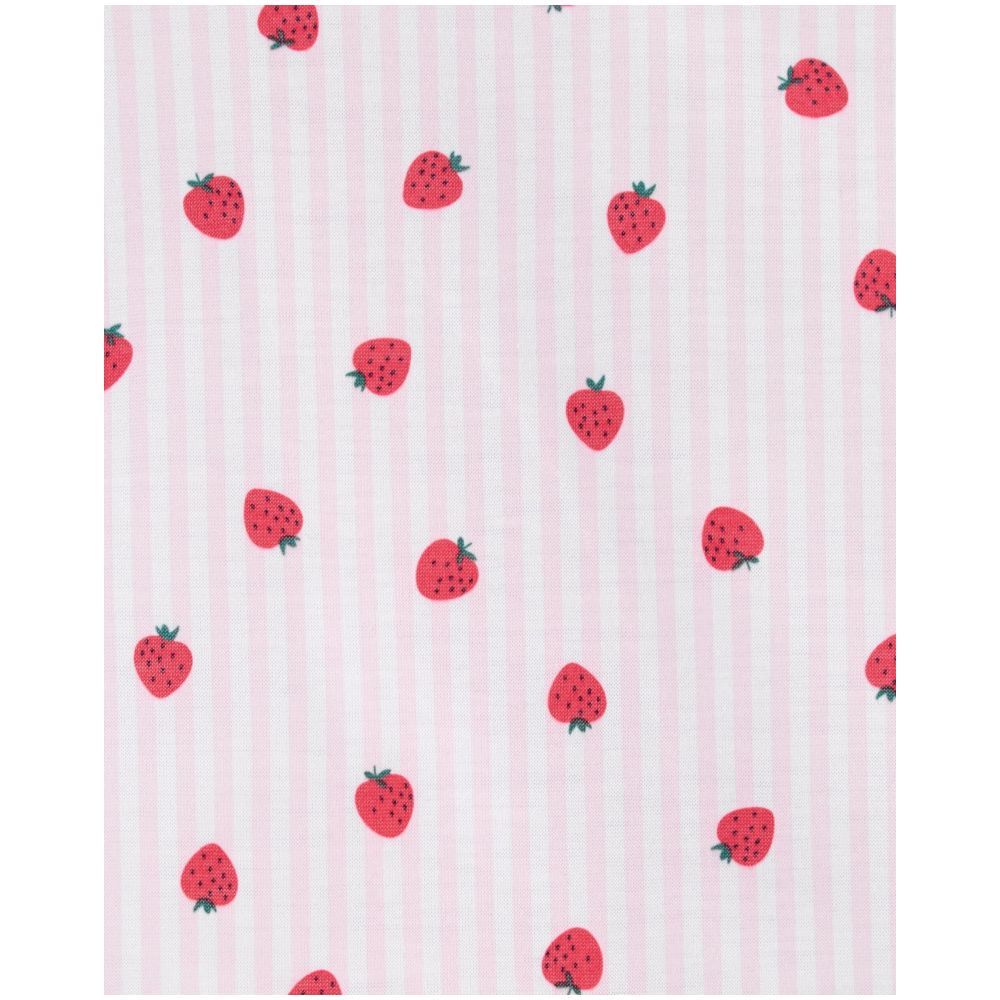 Carters - 4-Piece Strawberry Loose Fit Poly PJs