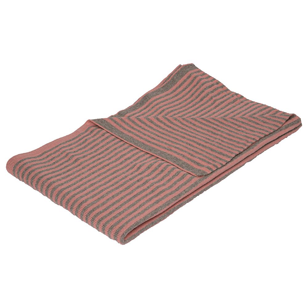 Alina - 100% Cotton Knitted Blankets Strips