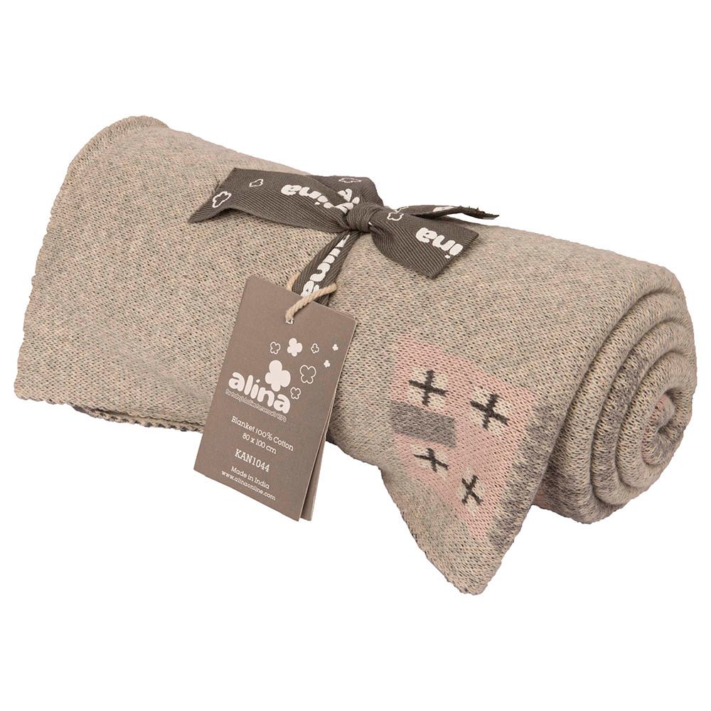 Alina - 100% Cotton Knitted Blankets Home