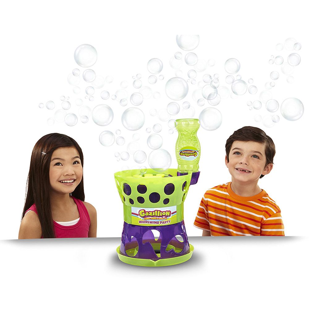 Gazillion - Battery Operated Whilwind Bubble Machine