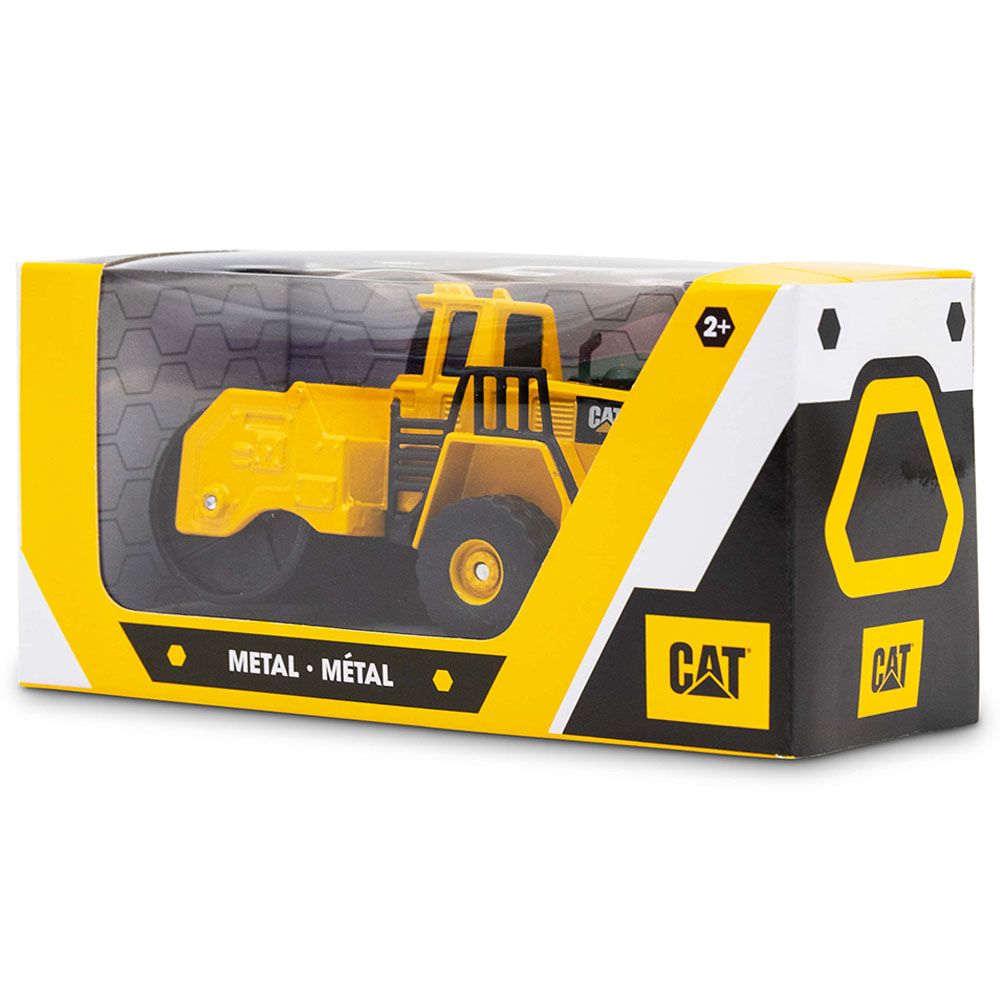 Cat Toys - Die-cast Steam Roller  4-inch - Yellow