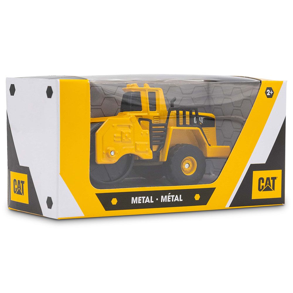 Cat Toys - Die-cast Steam Roller  4-inch - Yellow