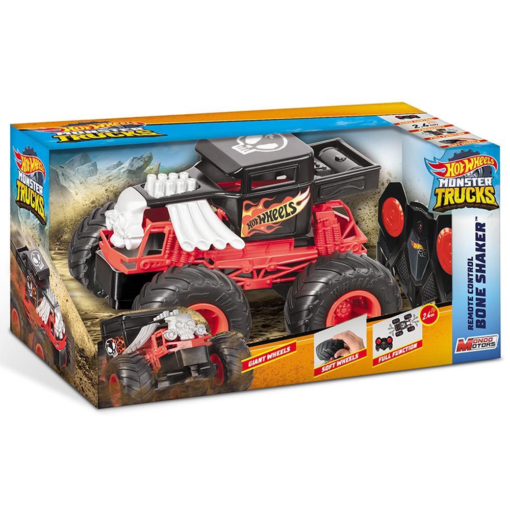 Mondo - Hotwheels Monster Trucks RC Bone Shaker - Red