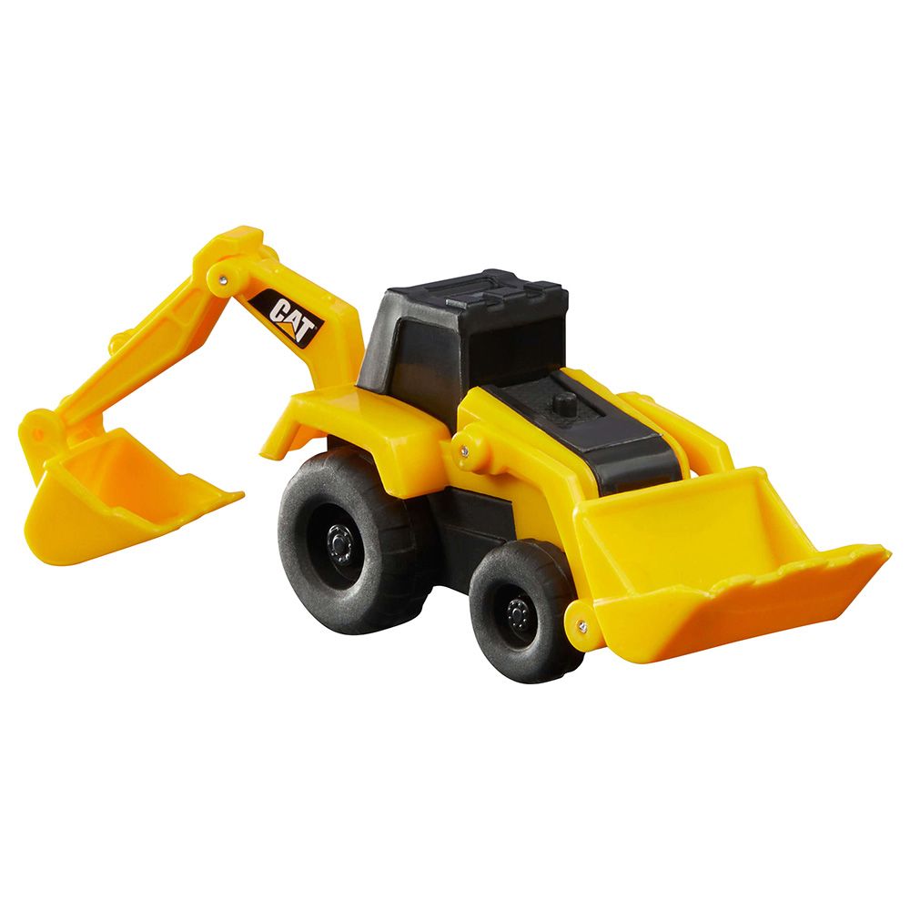 Cat Toys - Mini Machines Fw Backhoe 3-inch