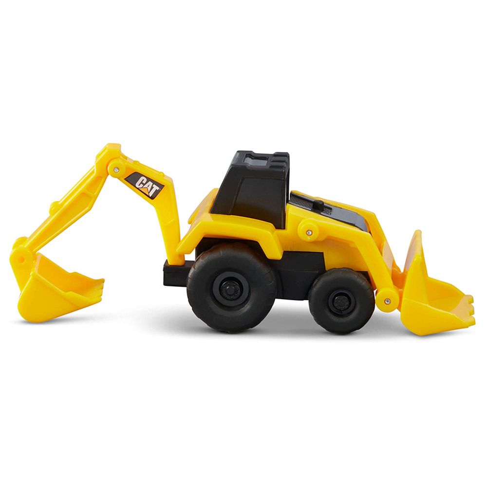 Cat Toys - Mini Machines Fw Backhoe 3-inch