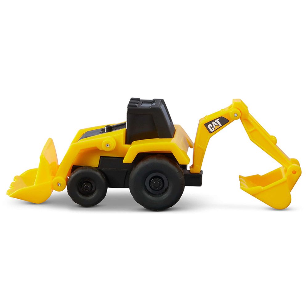 Cat Toys - Mini Machines Fw Backhoe 3-inch