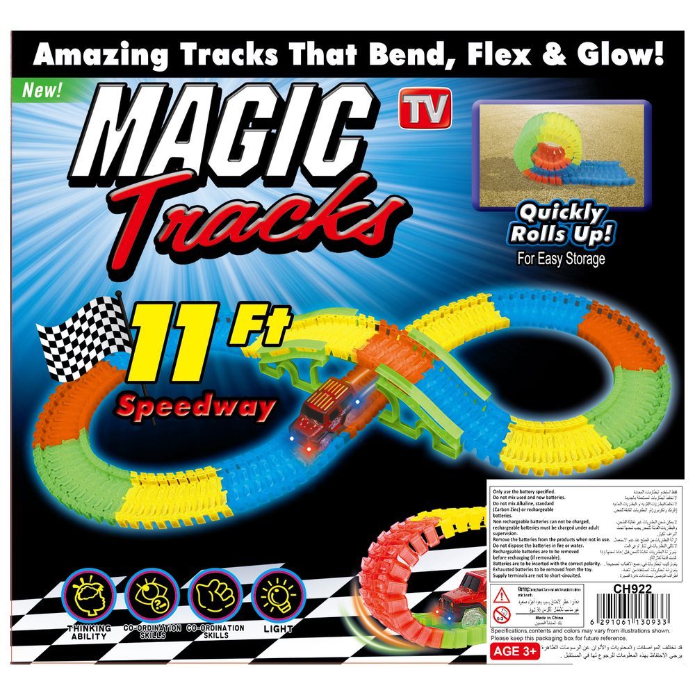 Power Joy - B/O Magic Track 11ft - 220pcs