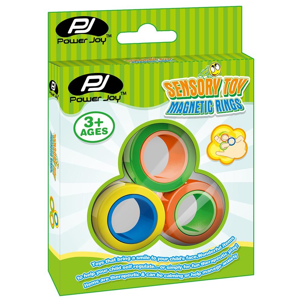 Power Joy - Sensory Toy Magnetic Rings 3pc