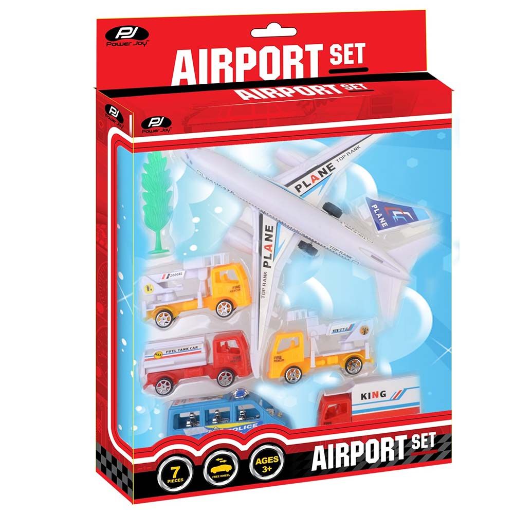 Power Joy - 7pcs Plastic Airport Set