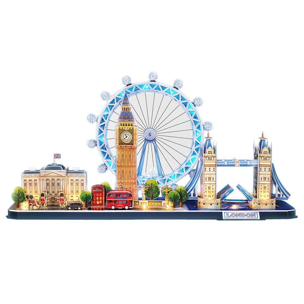 Cubicfun - City Line London Battery Operated 3D Puzzle 186pcs