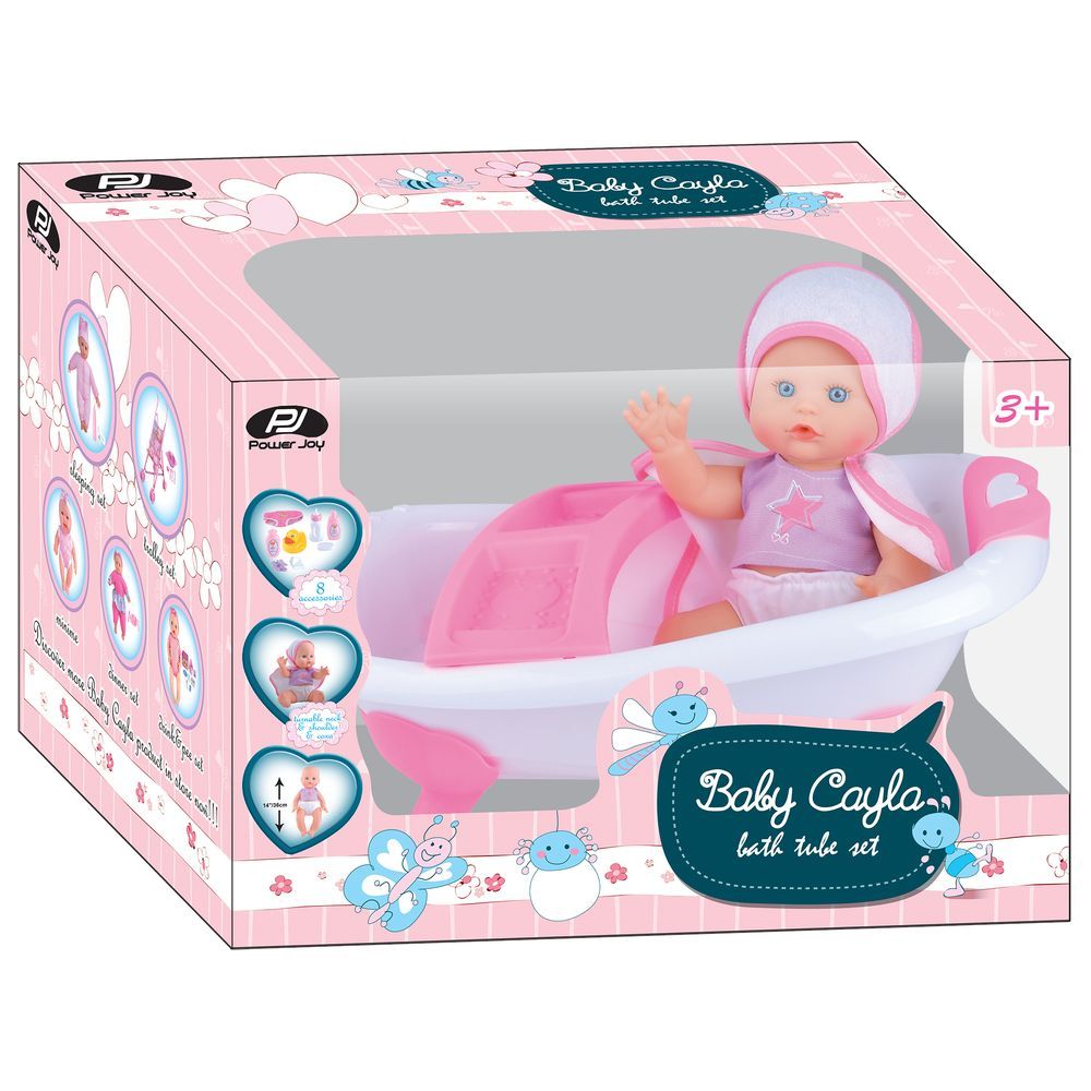 Power Joy - Baby Cayla Bath Tube Set 36cm