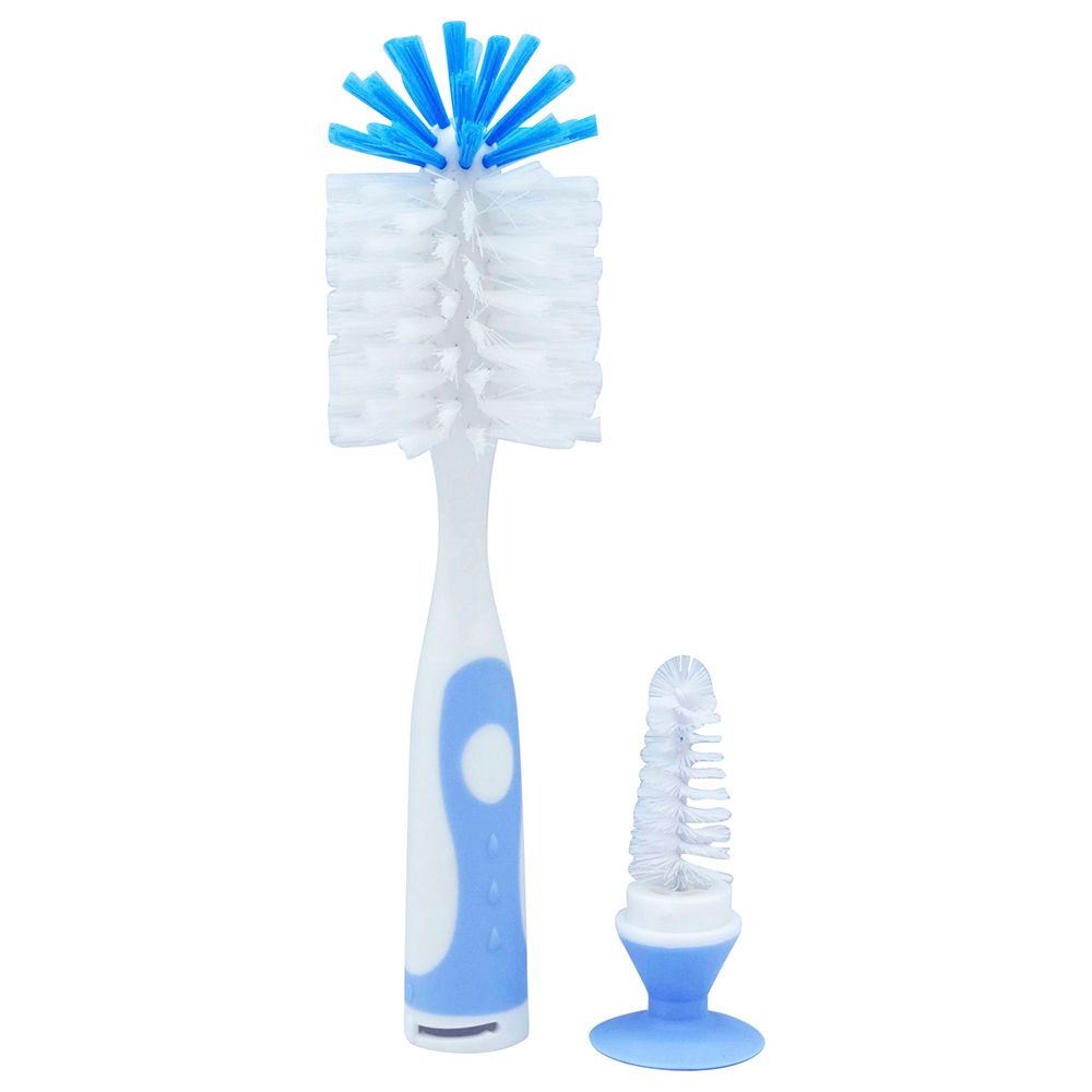 Luqu - Bottle & Nipple Cleaning Brush - Blue