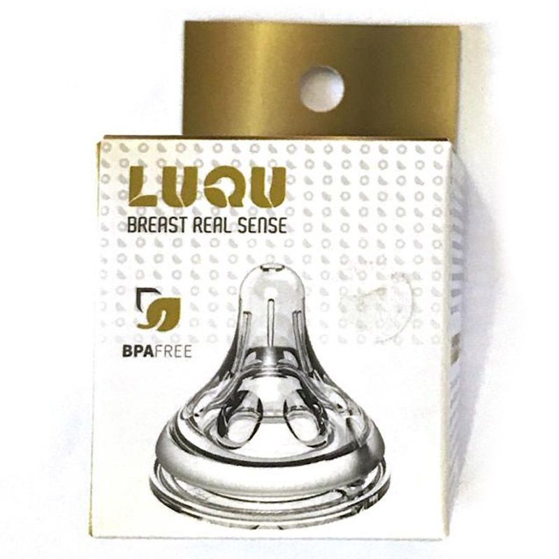 Luqu - Wide Neck Nipple Large - Clear