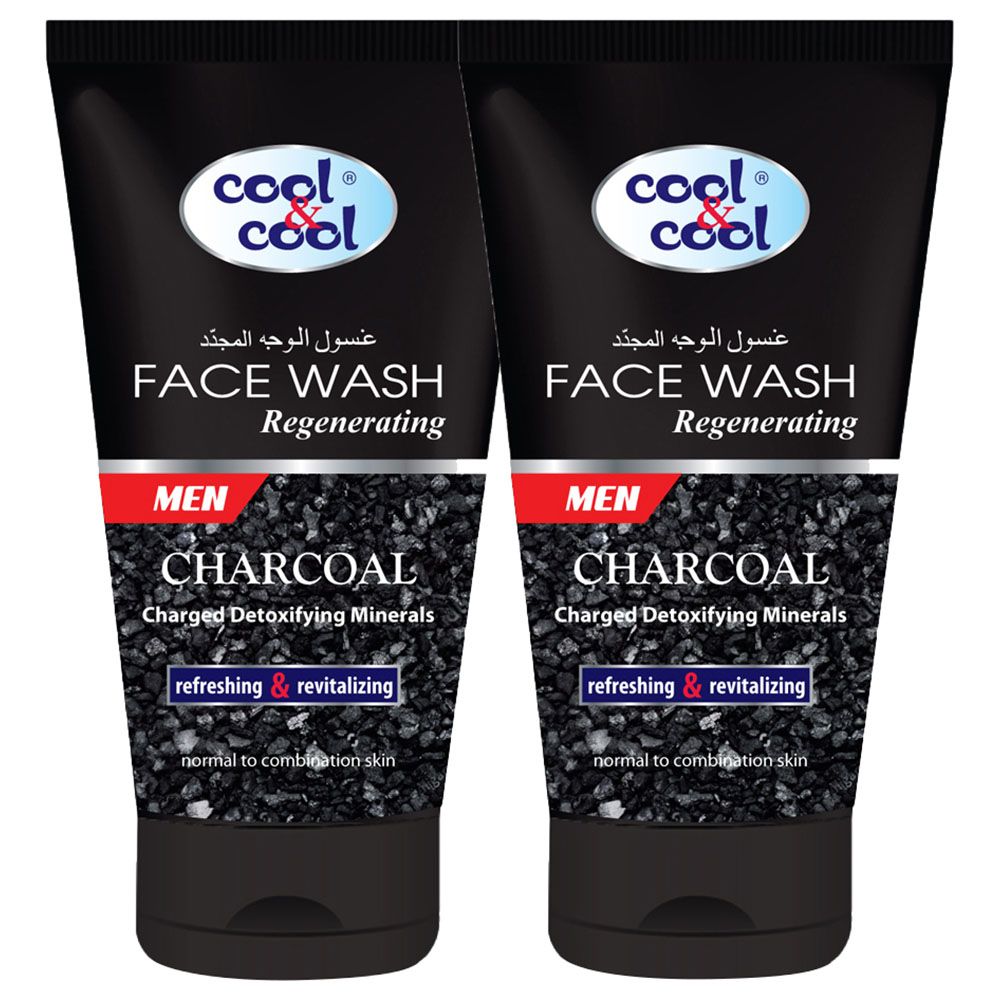 Cool & Cool - Regnerating Face Wash For Men 150ml - Pack of 2