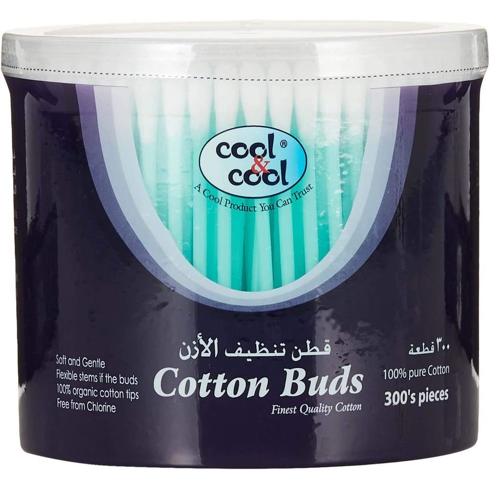 Cool & Cool - Cotton Buds 300pcs - Pack of 3