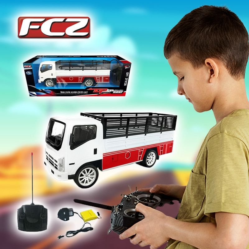 FCZ - 1:10 R/C Truck With Charger - Dark Red