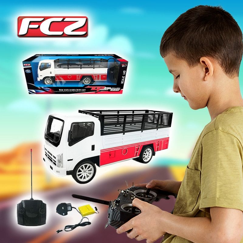 FCZ - 1:10 R/C Truck With Charger - Red