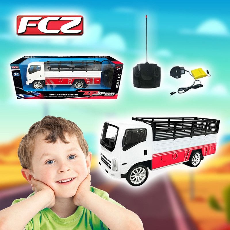 FCZ - 1:10 R/C Truck With Charger - Red