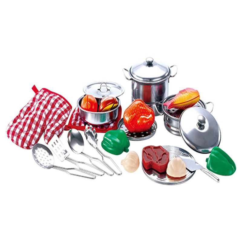 Basmah - Stainless Kitchen Play Set